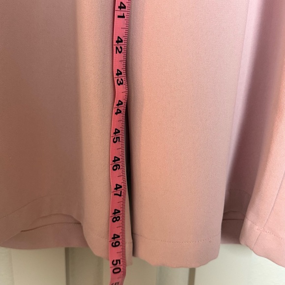 A New Day Smoked Pink Sleeveless Wide Leg Jumpsuit Tie Waist S - Picture 8 of 9